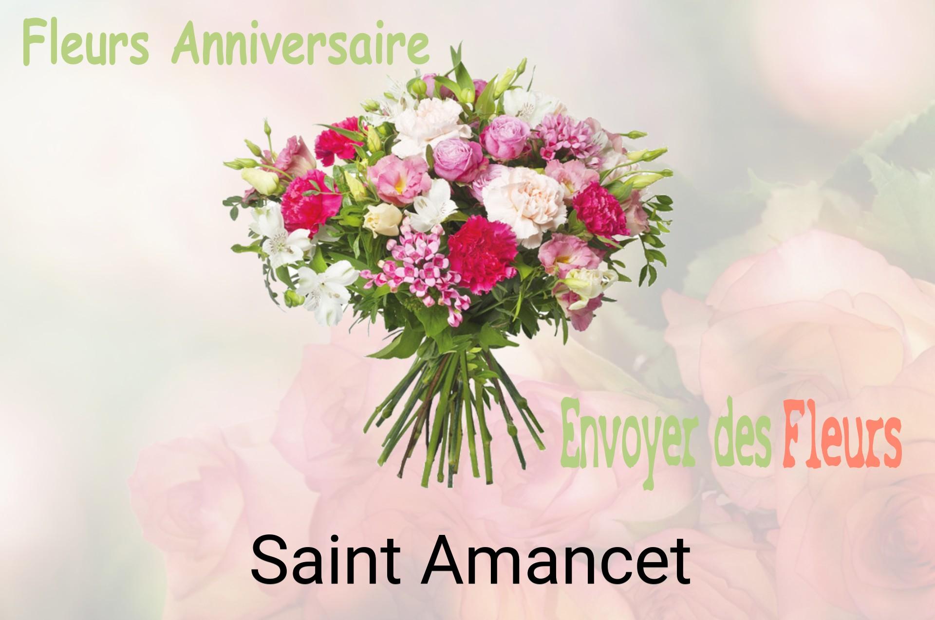 Bouquet de fleurs d’anniversaire livré à Saint-Amancet
